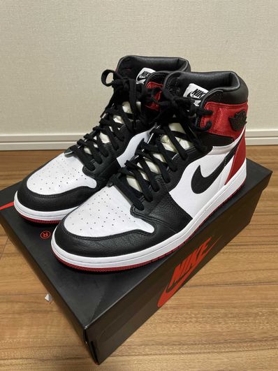 Nike Women's Air Jordan 1 Retro High "Satin Black Toe"