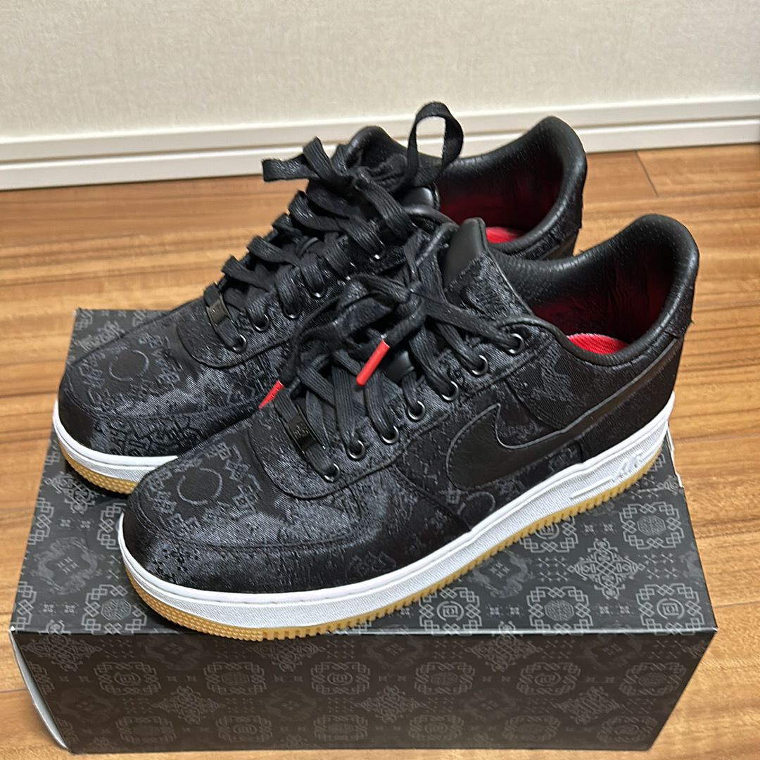 Fragment × CLOT × Nike Air Force 1 Low "Black"