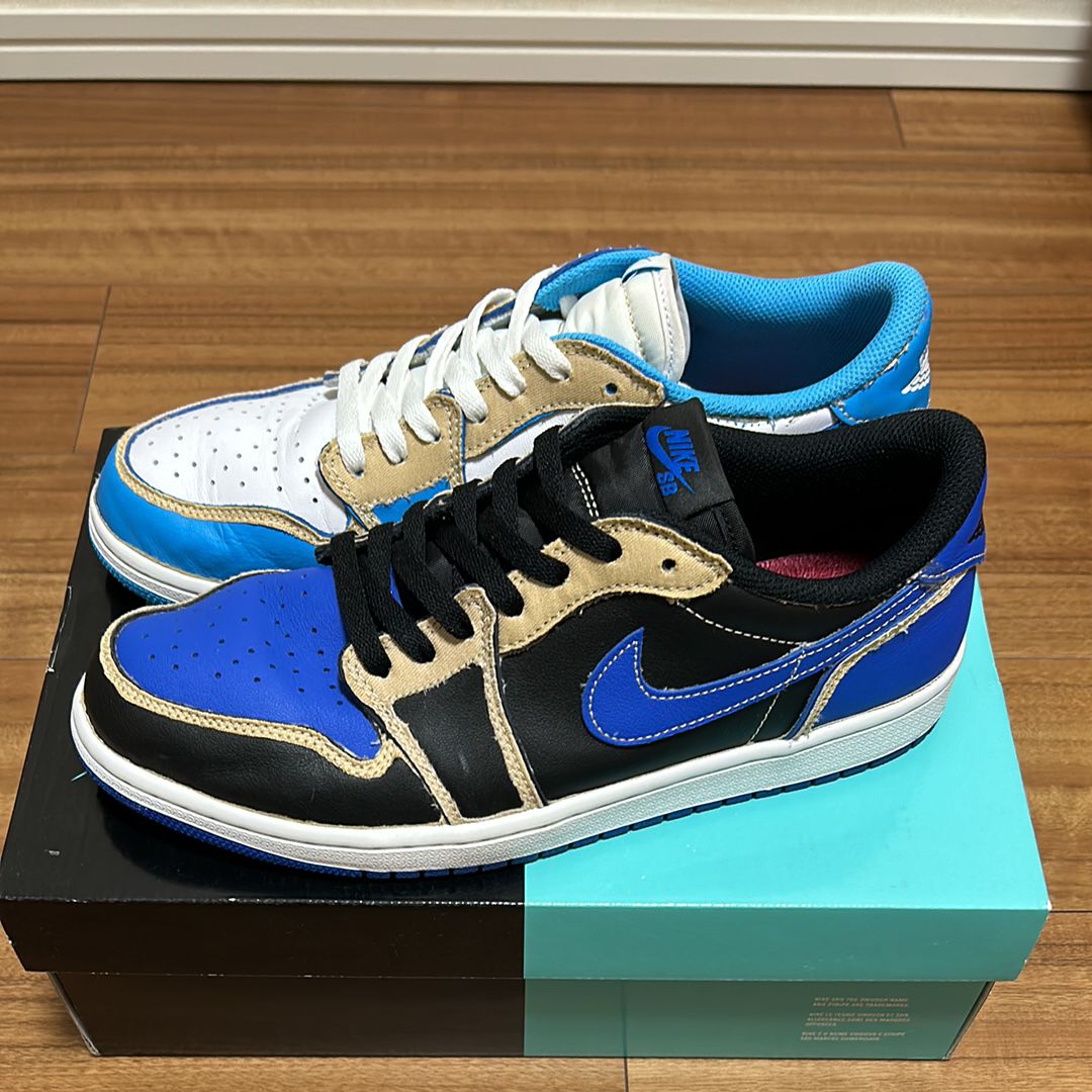 Nike SB Air Jordan 1 Low "Desert Ore/Royal Blue"