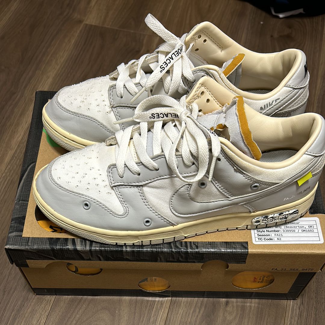Off-White × Nike Dunk Low 1 of 50 "Lot.49"
