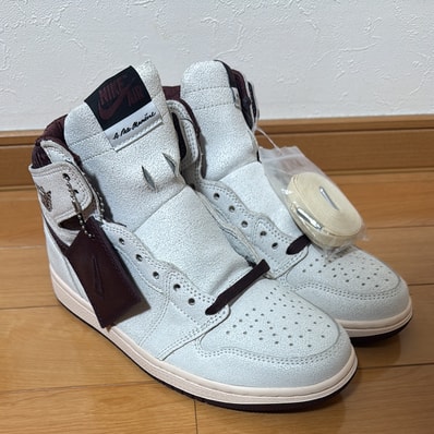 A Ma Maniere × Nike Air Jordan 1 Retro High OG "Sail and Burgundy"