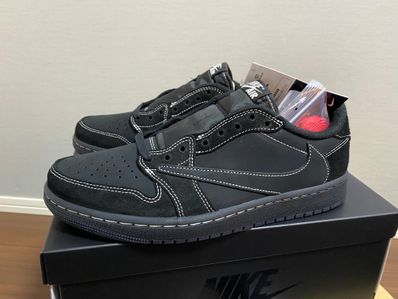 Travis Scott × Nike Air Jordan 1 Low OG SP "Black Phantom"