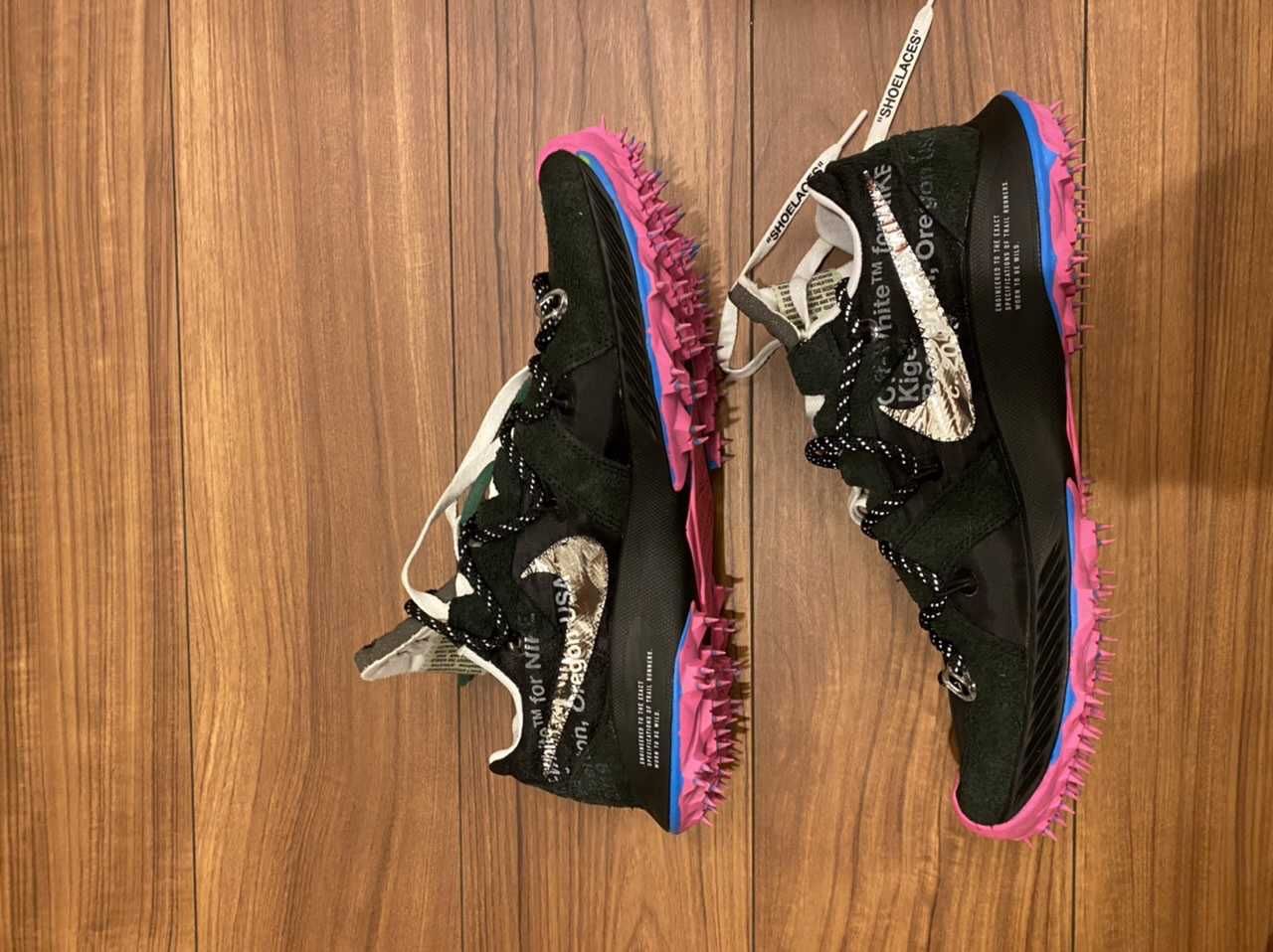Off-White × Nike Women's Zoom Terra Kiger 5 "Black"
