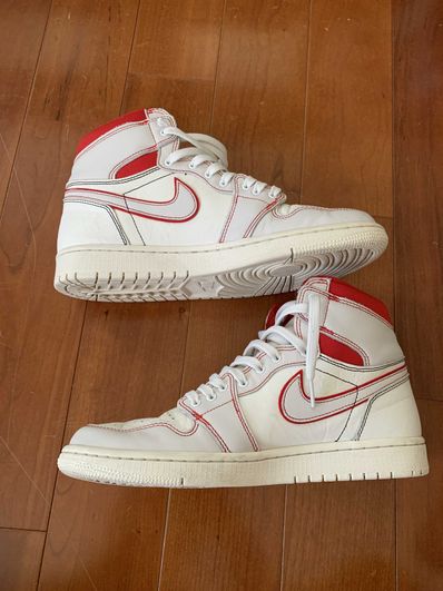 Nike Air Jordan 1 Retro High OG "Sail/University Red"