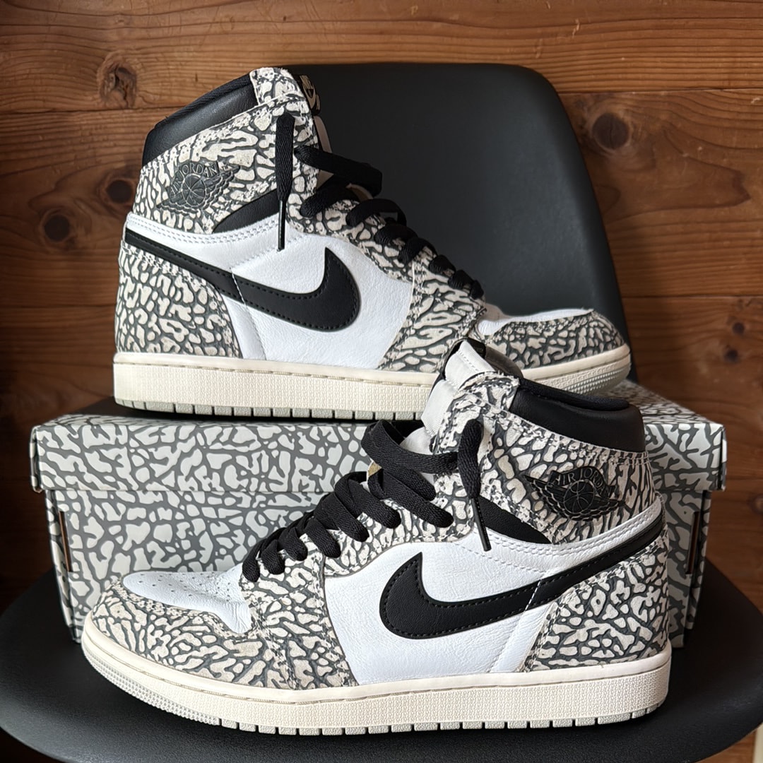 Nike Air Jordan 1 High OG "White Cement/Safari"