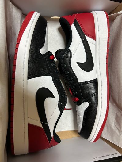 Nike Air Jordan 1 Retro Low OG "Black Toe"
