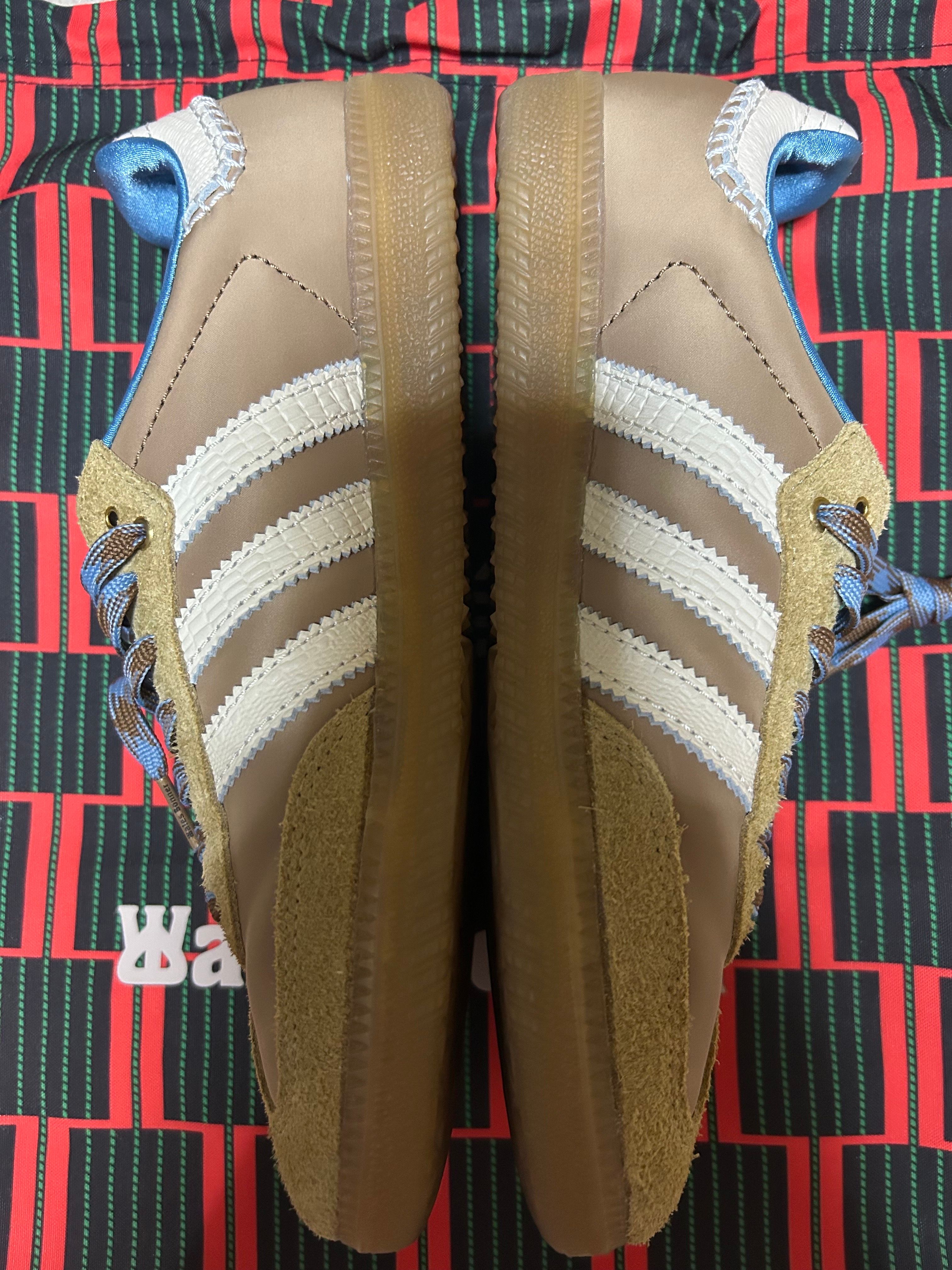 Wales Bonner × adidas Nylon Samba "Desert/Wonder White/Ash Blue"