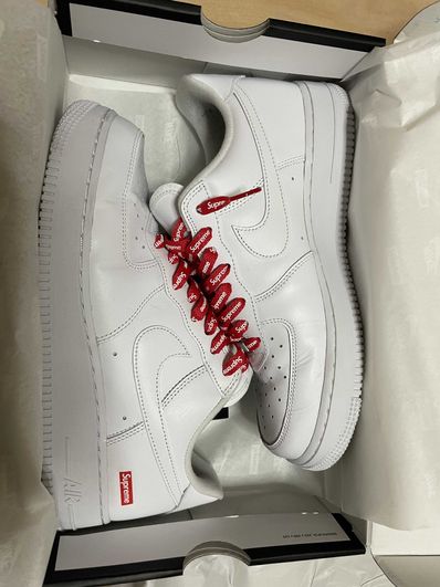 Supreme × Nike Air Force 1 Low "White"