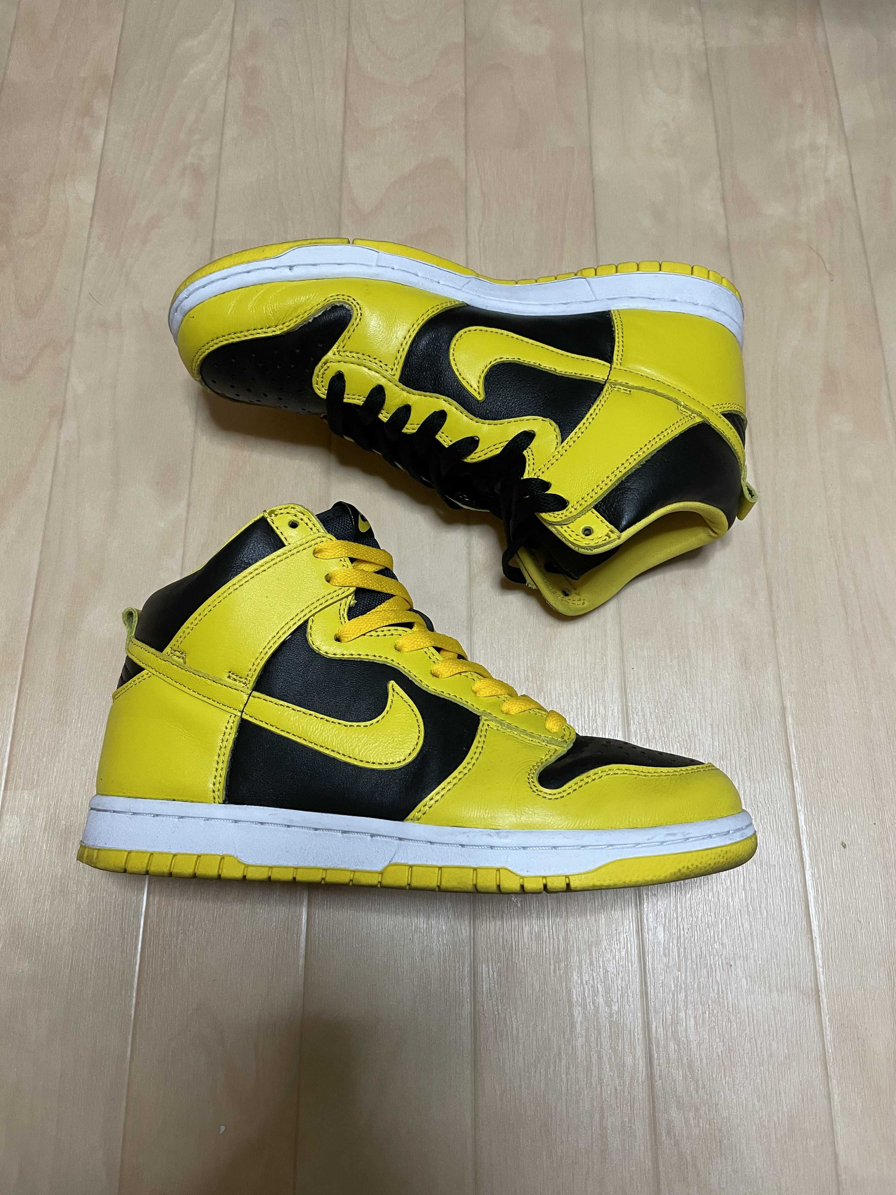Nike Dunk High "Black/Varsity Maize"