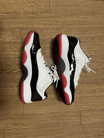 NIKE AIR JORDAN11 LOW GS "GYM RED"