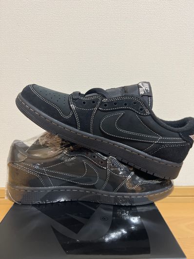 Travis Scott × Nike Air Jordan 1 Low OG SP "Black Phantom"