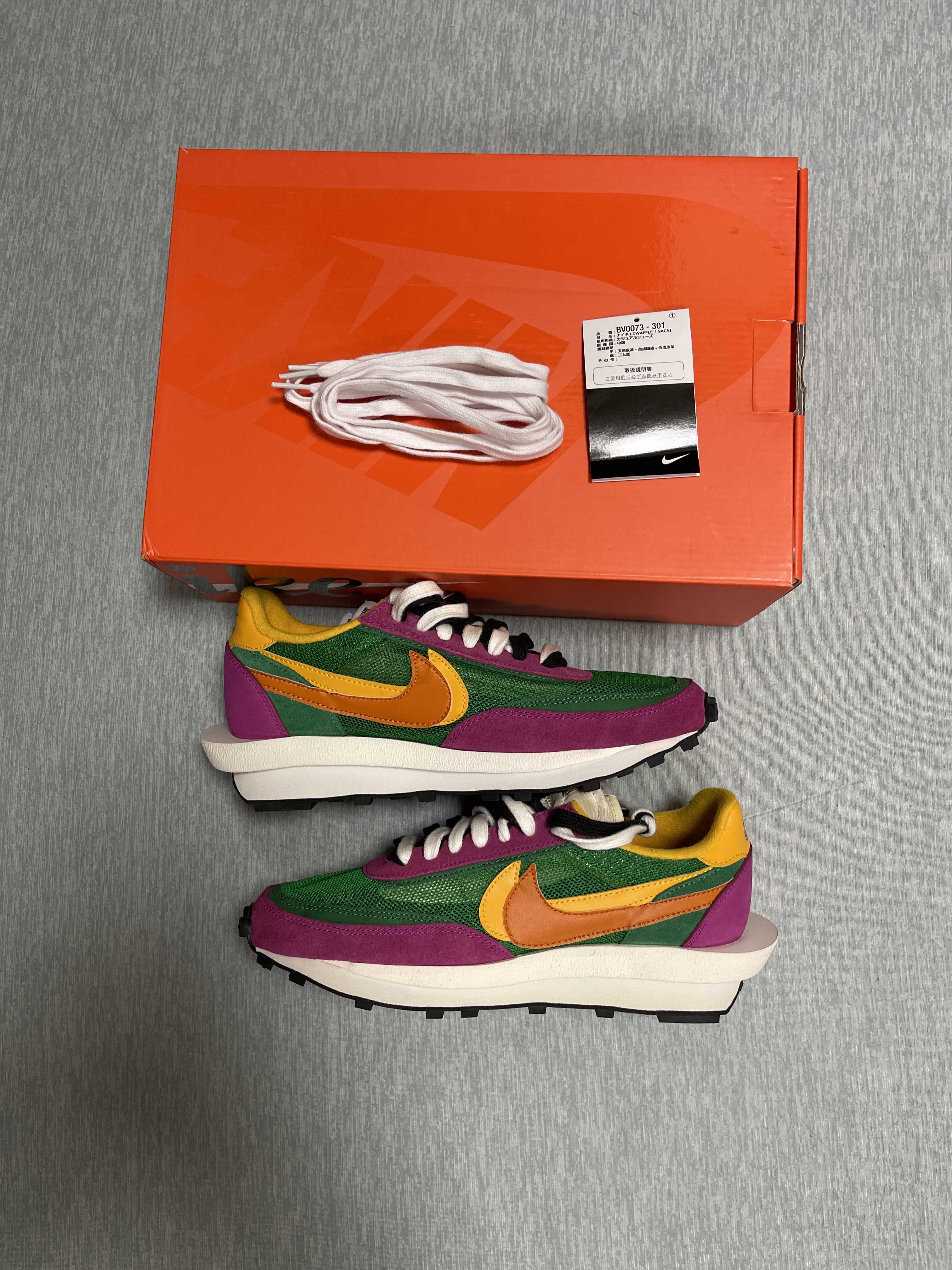 sacai × NIKE LDV WAFFLE "PINE GREEN"