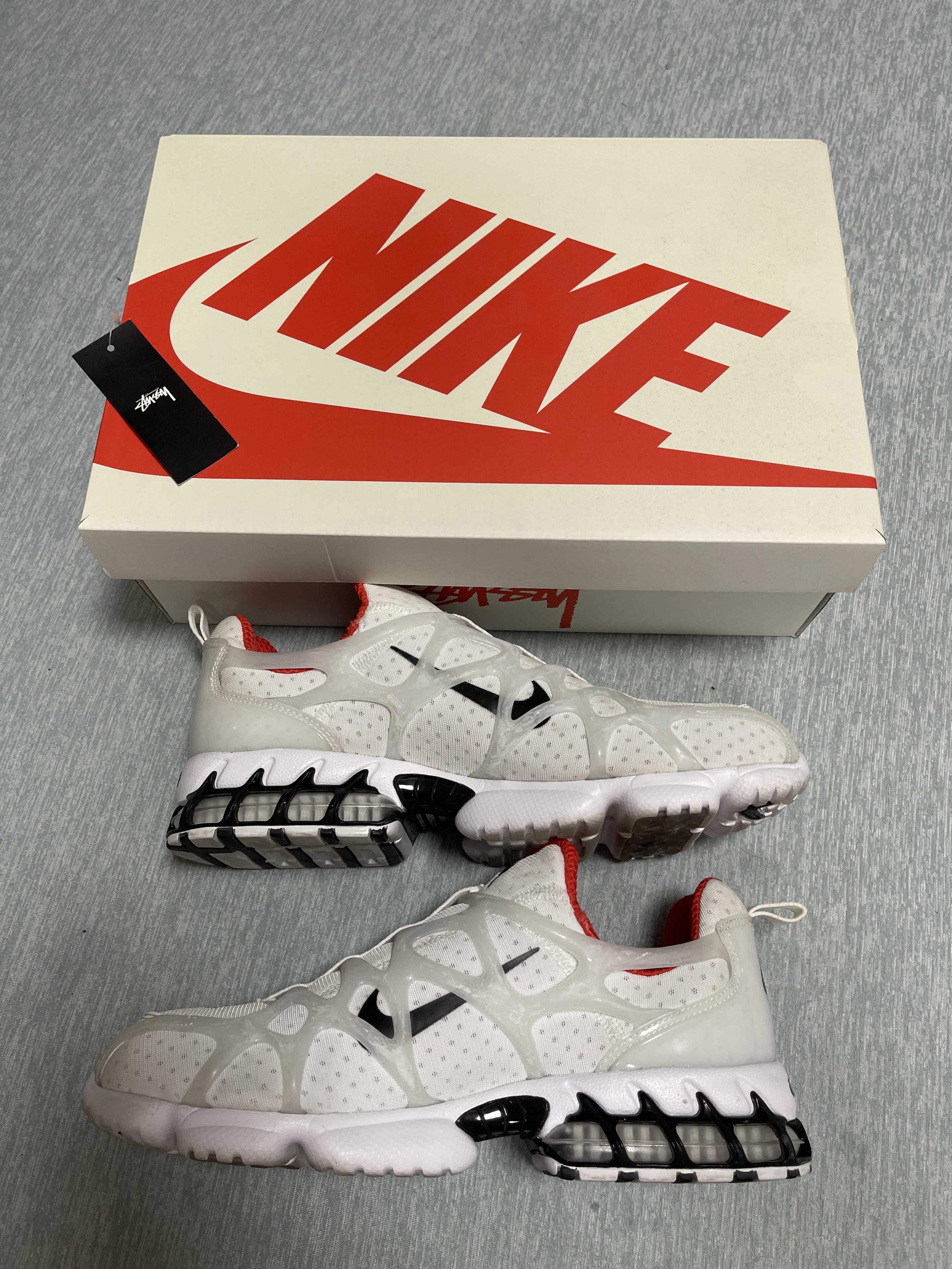 Stussy × Nike Air Zoom Kukini "White/Red"