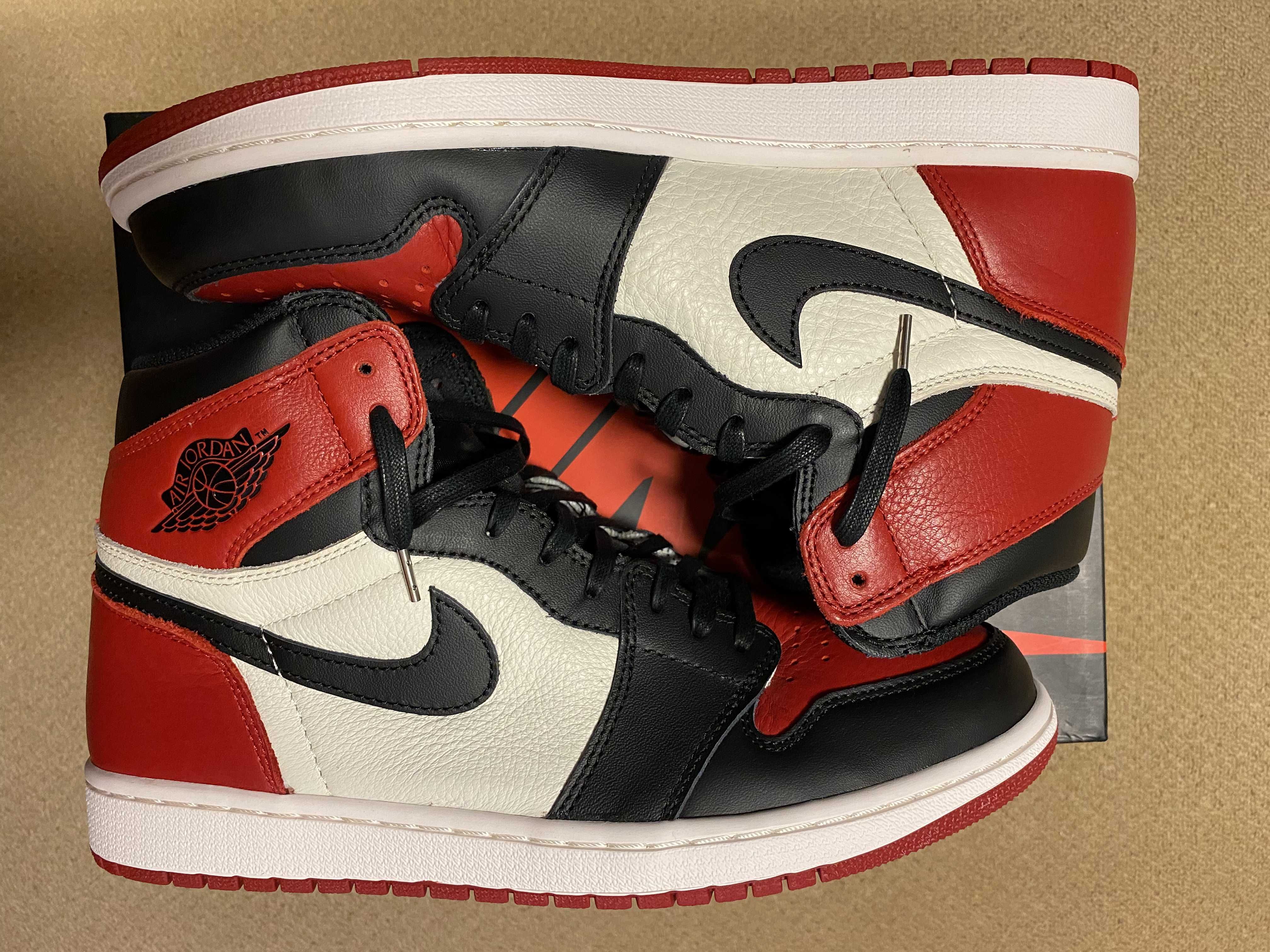 Nike Air Jordan 1 Retro High OG "Bred Toe"