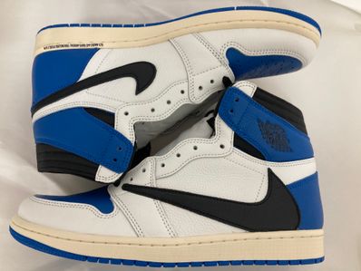 Travis Scott × fragment design × Nike Air Jordan 1 Retro High OG SP "Military Blue"