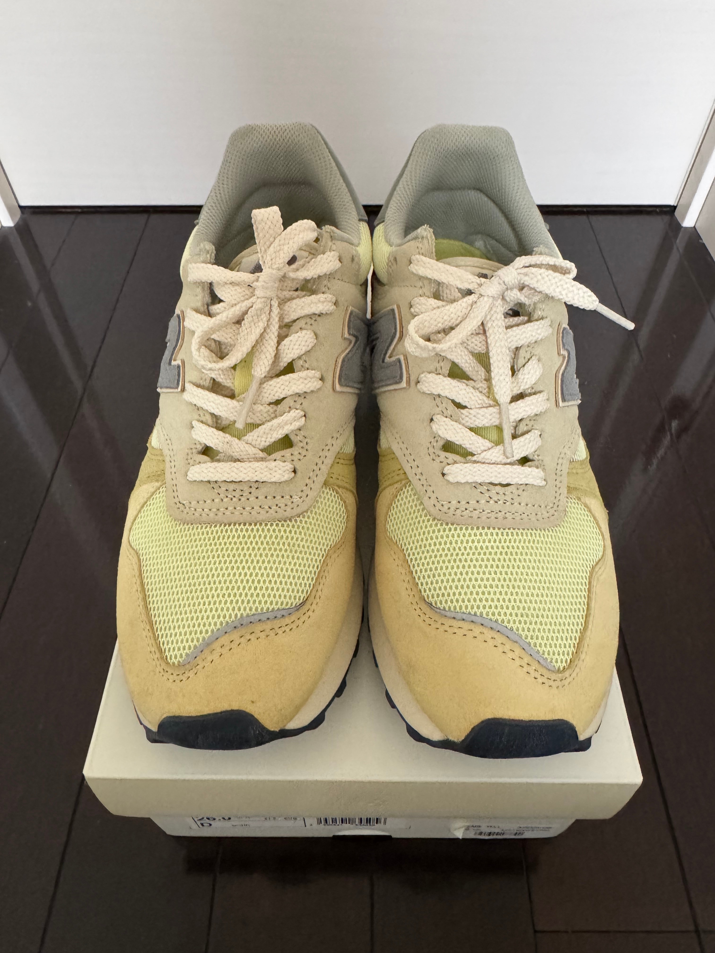 AURALEE × New Balance 475 "Vintage Yellow"