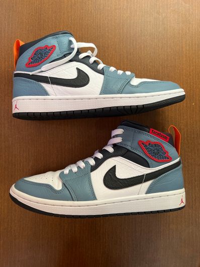 FACETASM × Nike Air Jordan 1 Mid "White/Navy"