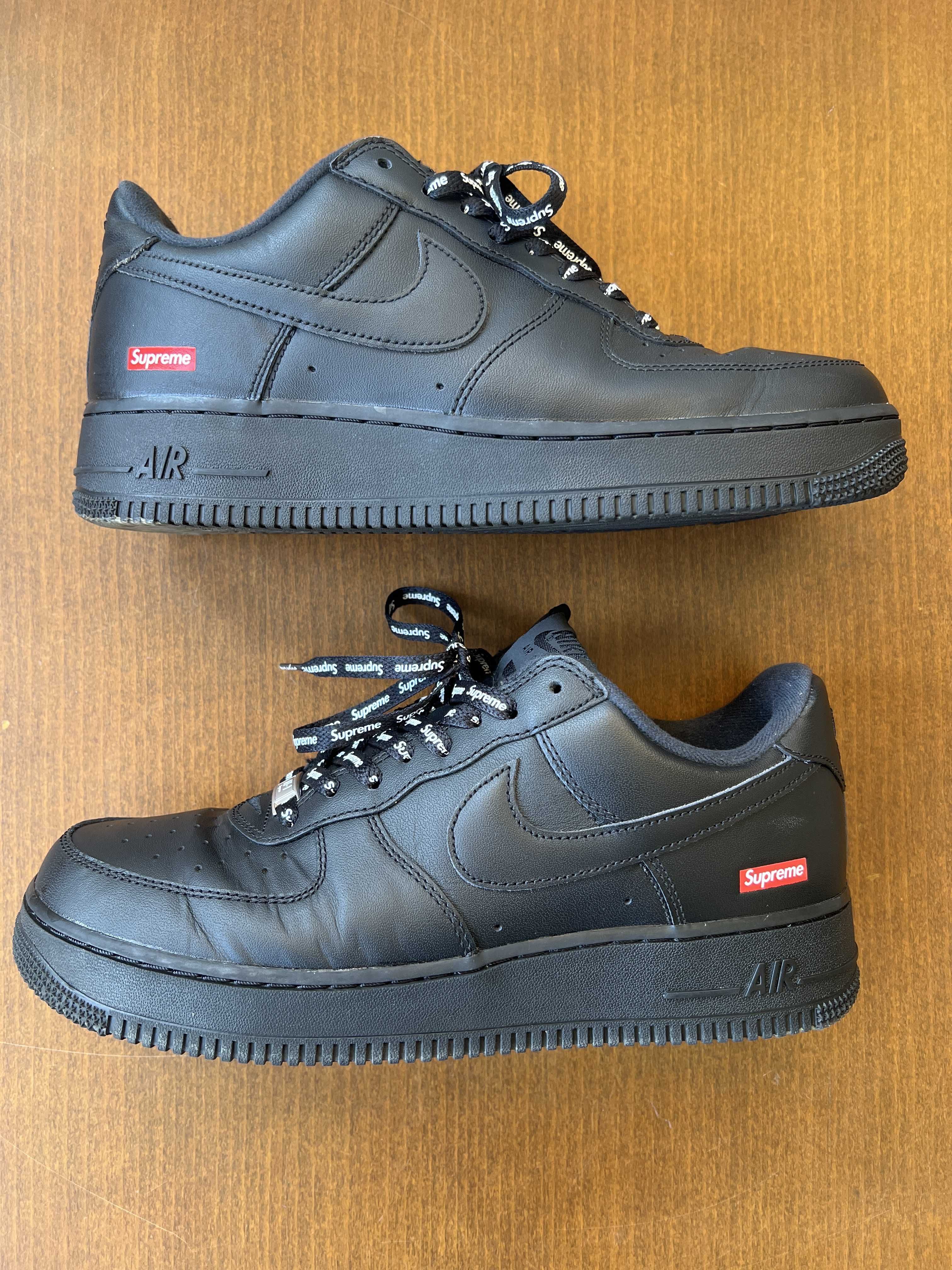 Supreme × Nike Air Force 1 Low "Black"