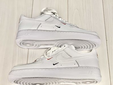 Nike Women's Air Force 1 Low '07 Essential "Summit White/Solar Red"