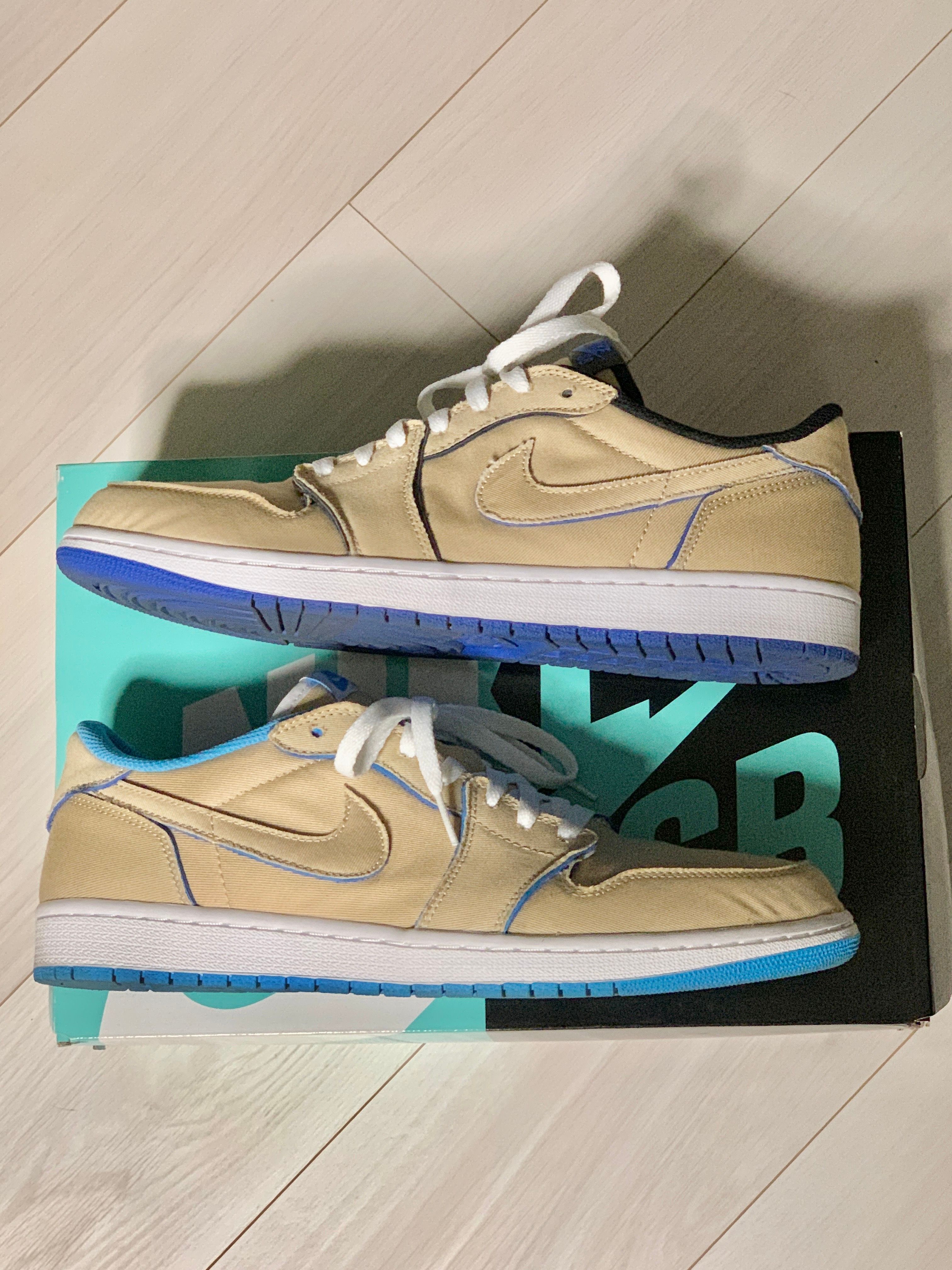 Nike SB Air Jordan 1 Low "Desert Ore/Royal Blue" 
