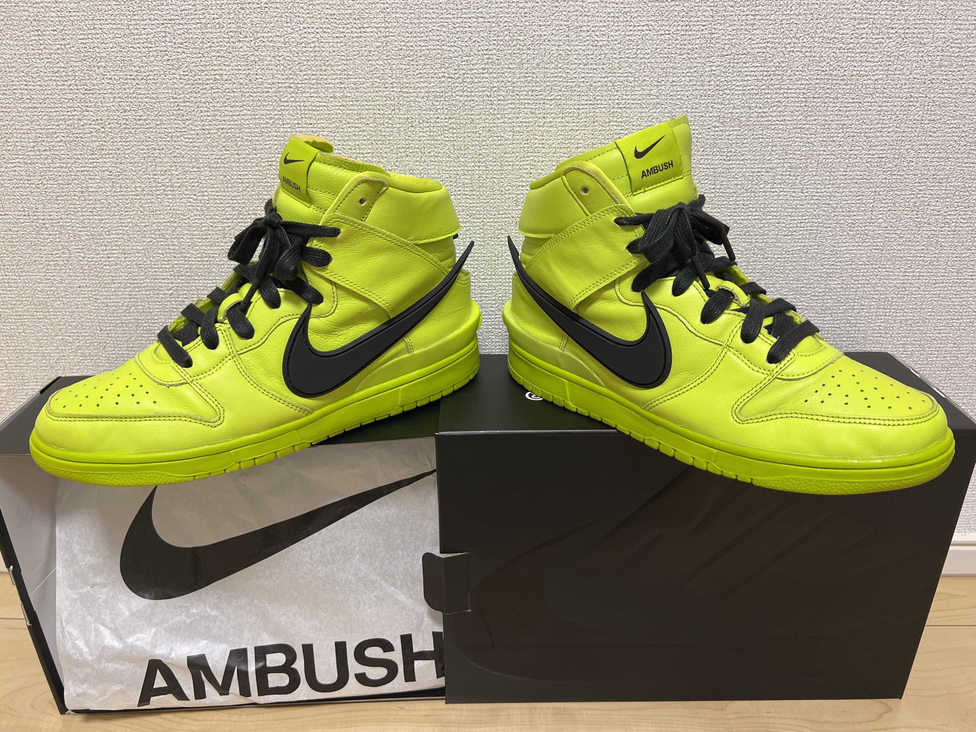 AMBUSH × NIKE DUNK HIGH "FLASH LIME"