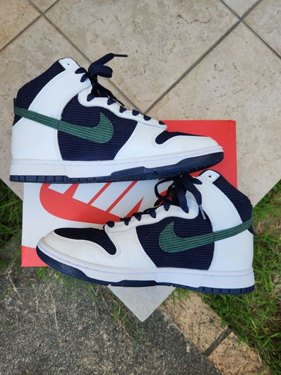 Nike Dunk High EMB "College Navy"