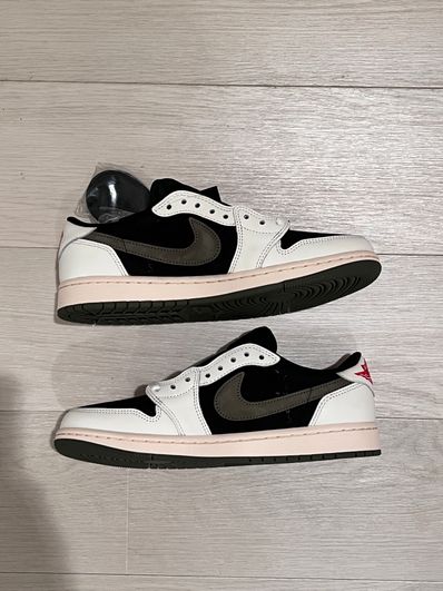Travis Scott × Nike Women's Air Jordan 1 Low OG "Medium Olive"