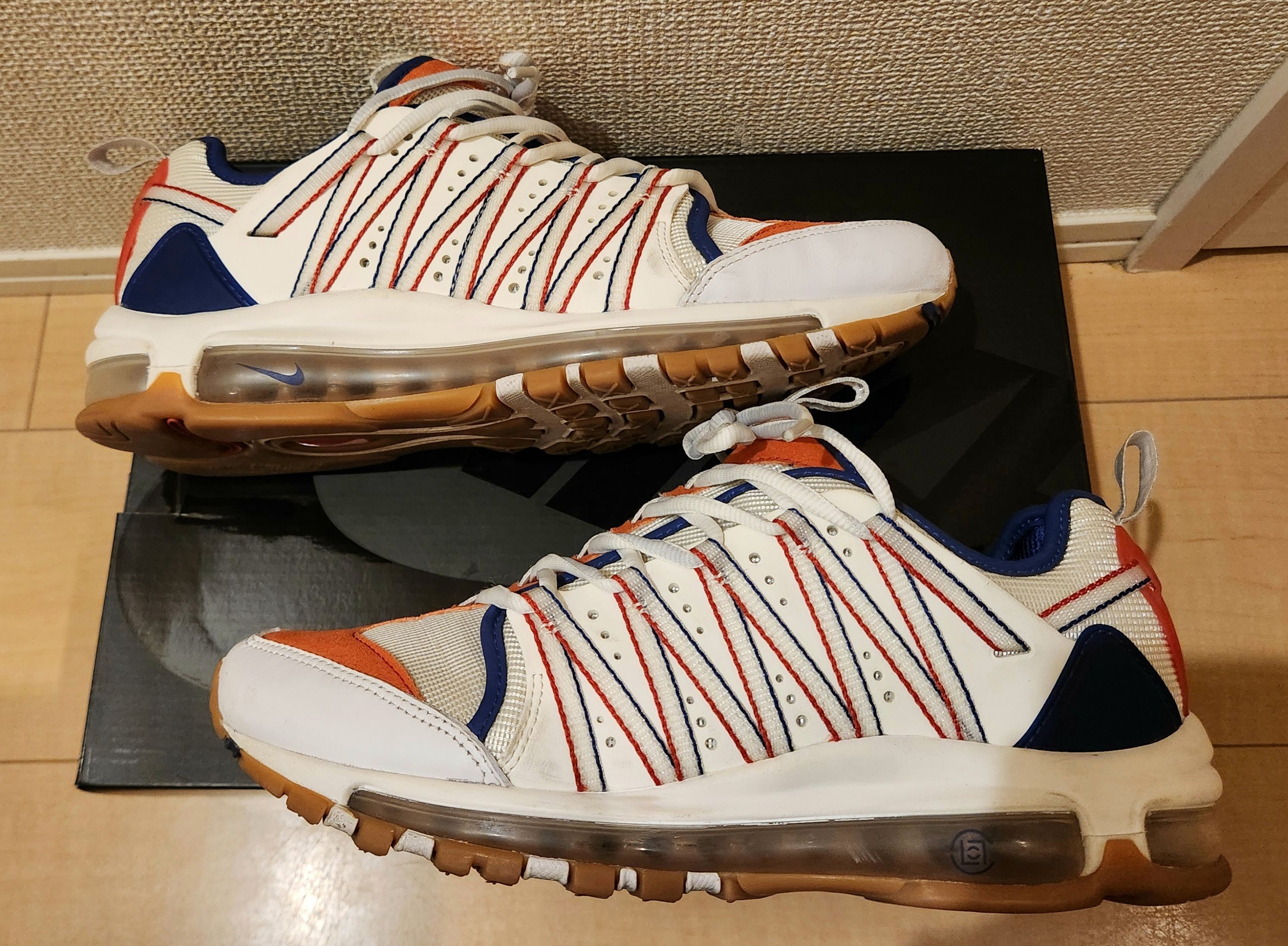 CLOT × Nike Air Max 97 Haven "White/Sail/Deep Royal Blue"
