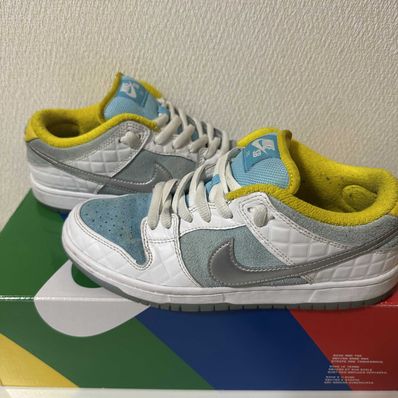 FTC × Nike SB Dunk Low "White/Blue"