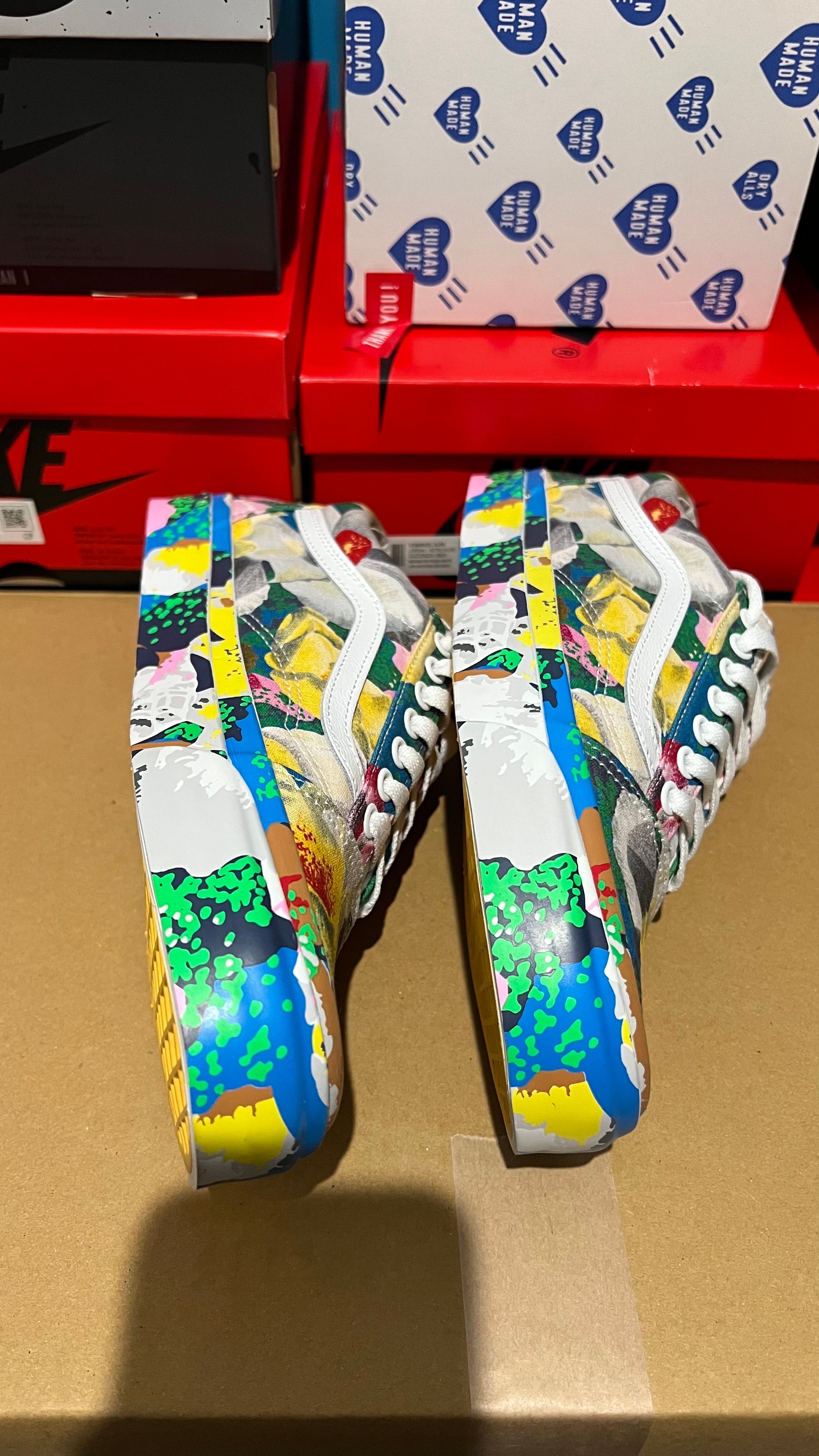 KENZO × VANS OLD SKOOL FLORAL YELLOW & TRUE WHITE