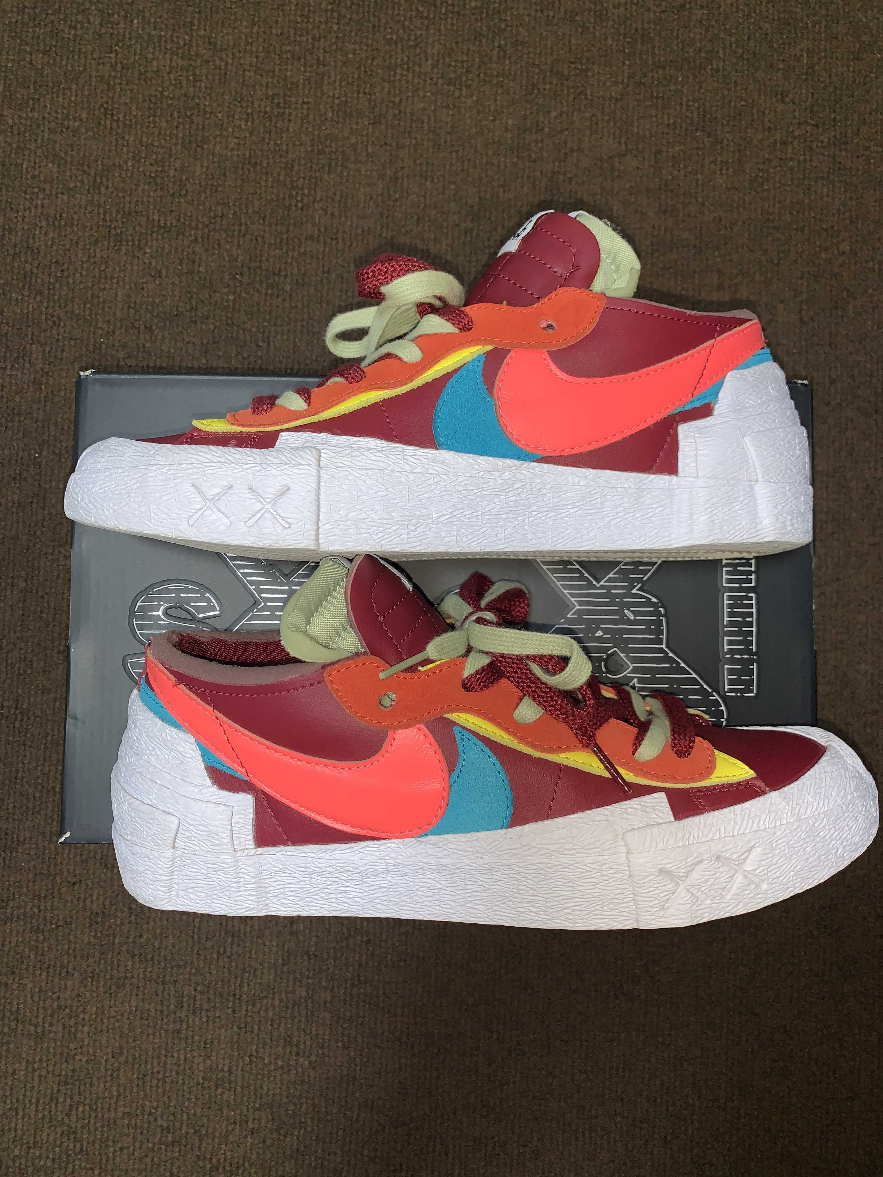 KAWS × sacai × Nike Blazer Low "Team Red"