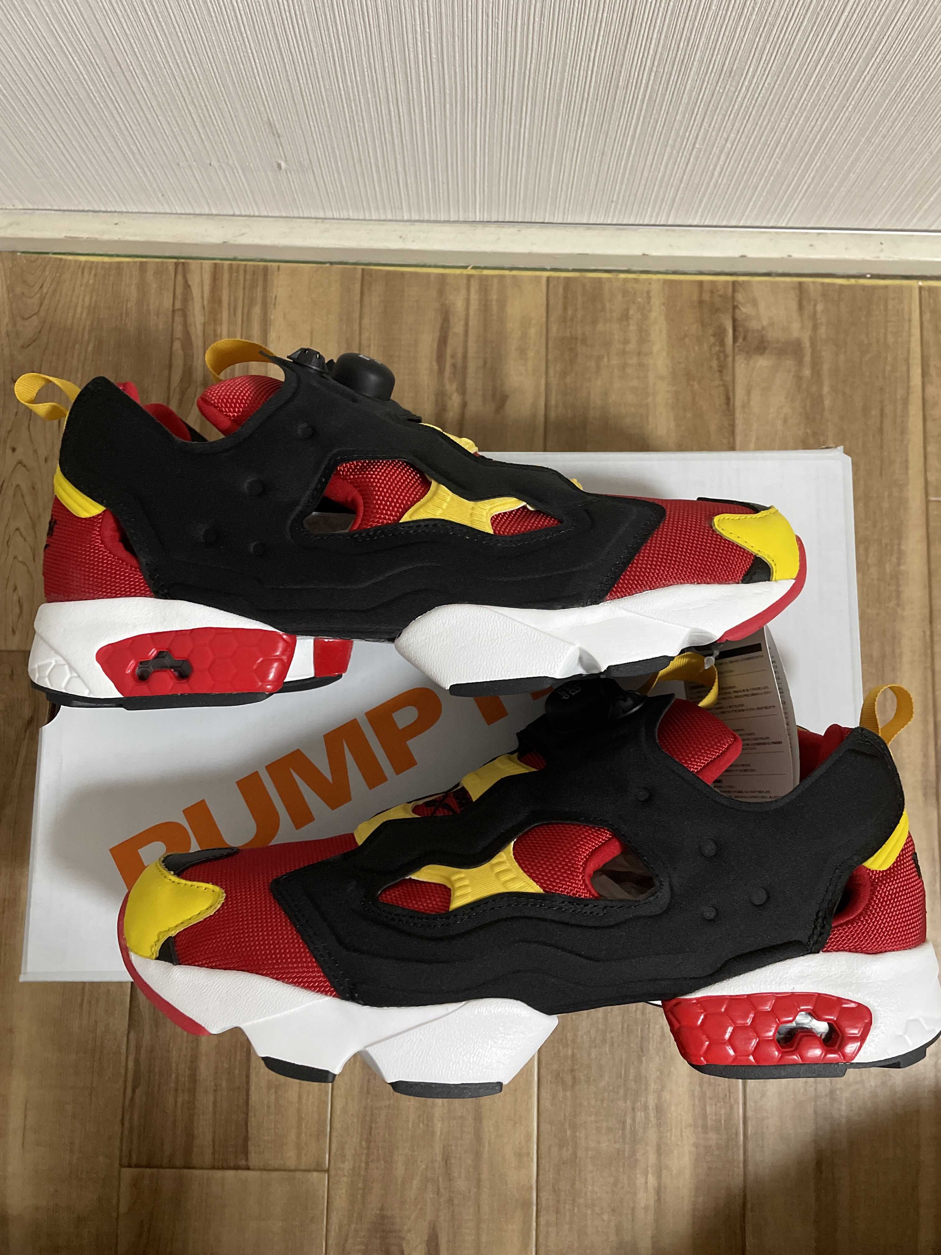 REEBOK INSTAPUMP FURY OG MU "RED/BLACK/YELLOW"