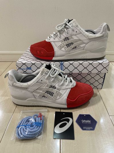 mita sneakers × Asics Gel-Lyte III 30th Anniversary "White/Red-Blue"