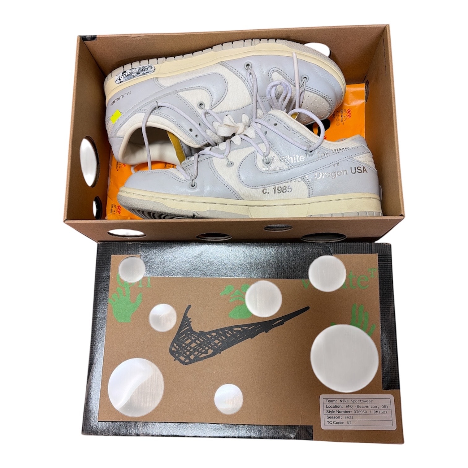 Off-White × Nike Dunk Low 1 of 50 "Lot.49"
