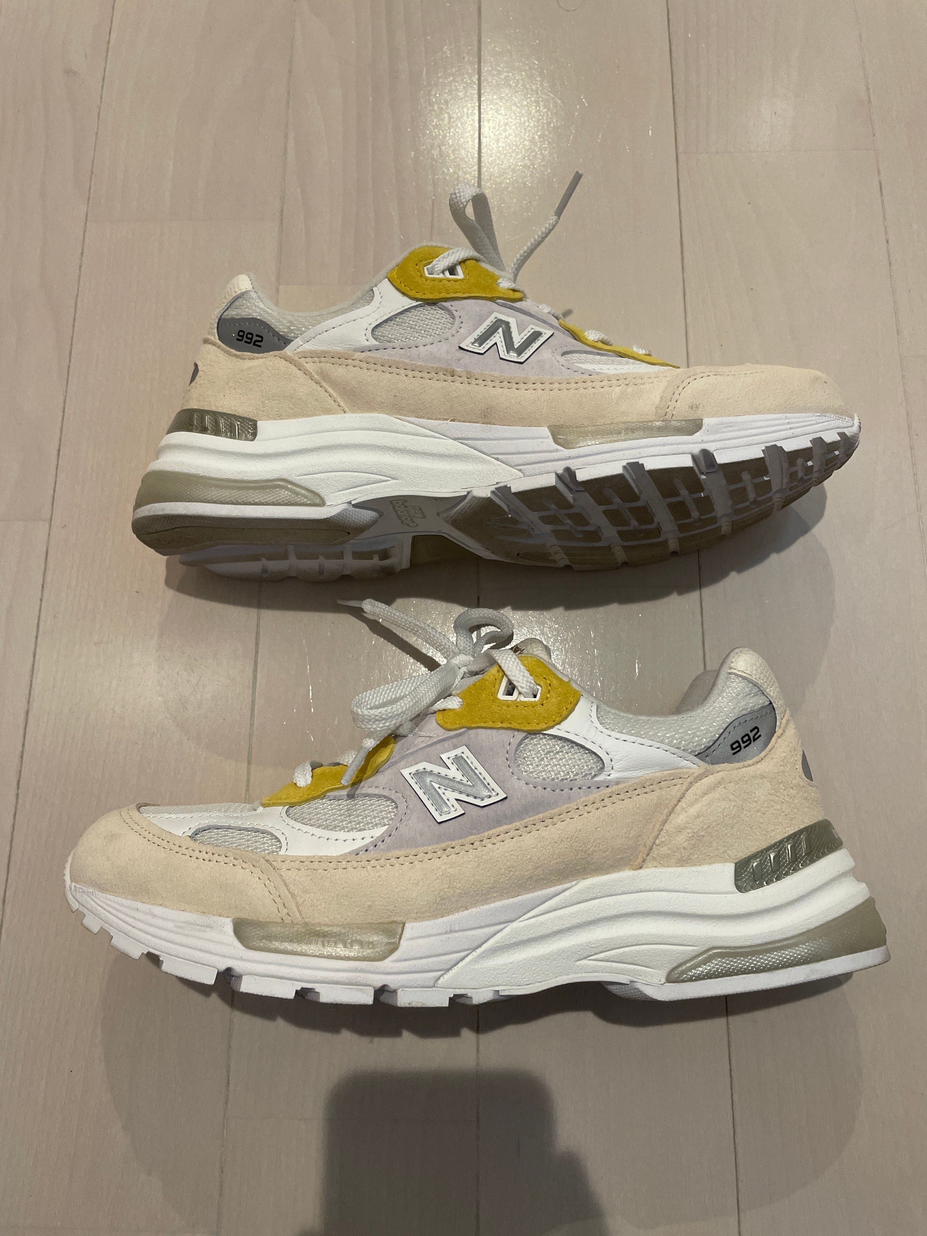 Paperboy × New Balance 992 "Fried Egg"