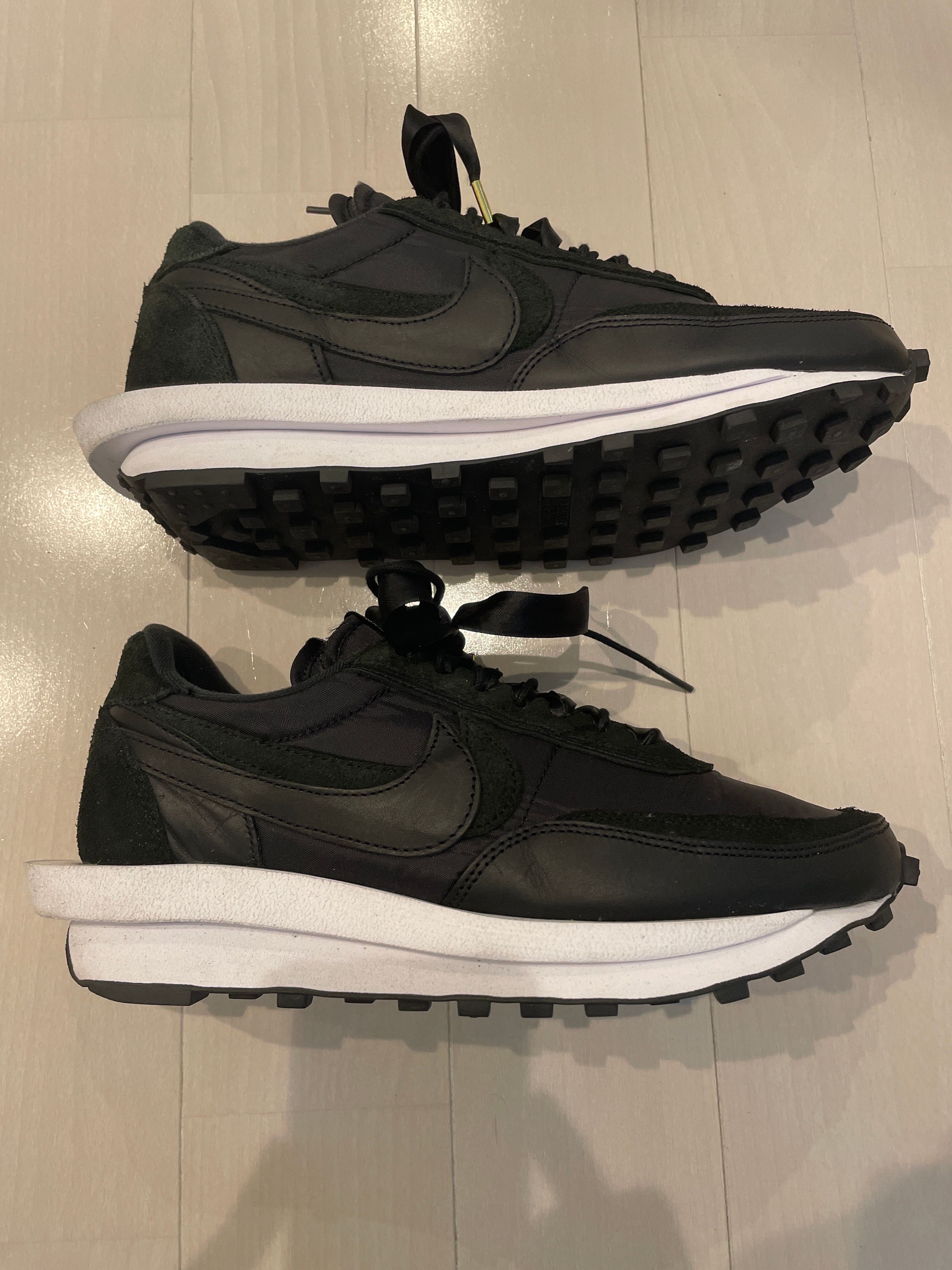 sacai × Nike LDV Waffle "Triple Black"