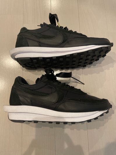 sacai × Nike LDV Waffle "Triple Black"
