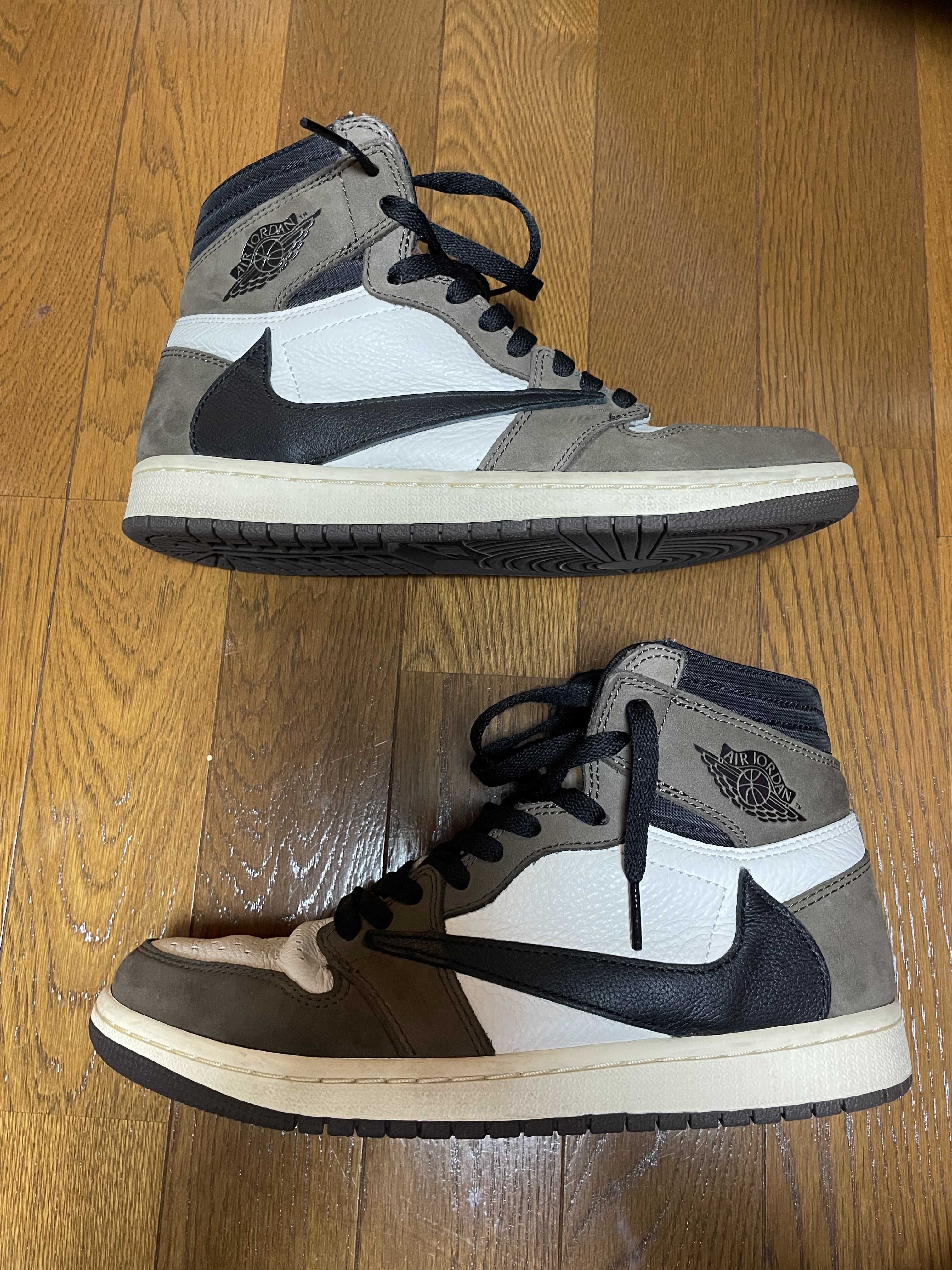 Travis Scott × Nike Air Jordan 1 Retro High OG TS SP "Sail/Dark Mocha"