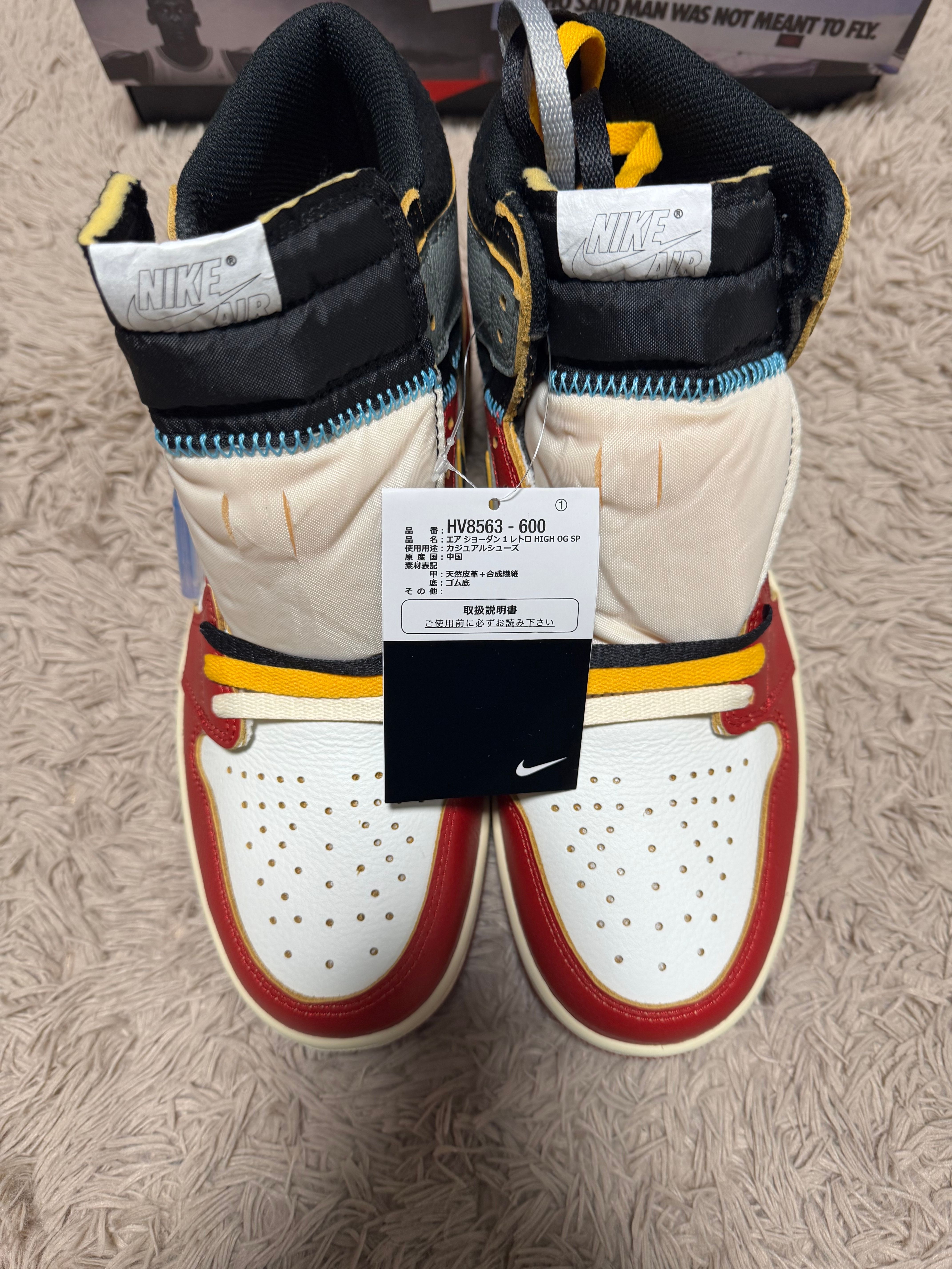 UNION × Nike Air Jordan 1 Retro High OG "Chicago/Shadow"