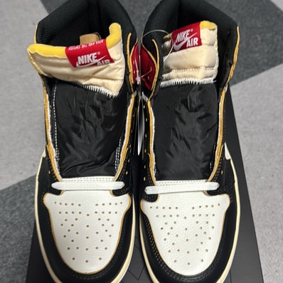 fragment design × UNION × Nike Air Jordan 1 High OG "Black/Varsity Red"