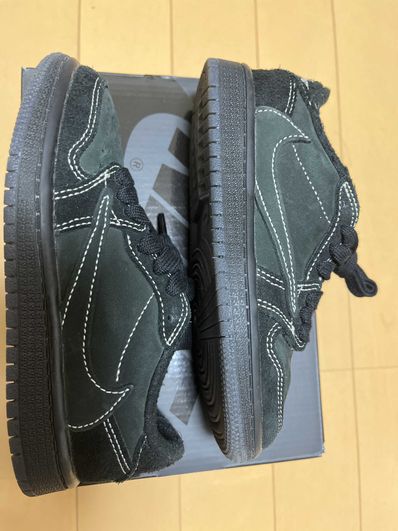 Travis Scott × Nike PS Air Jordan 1 Low OG SP "Black Phantom"