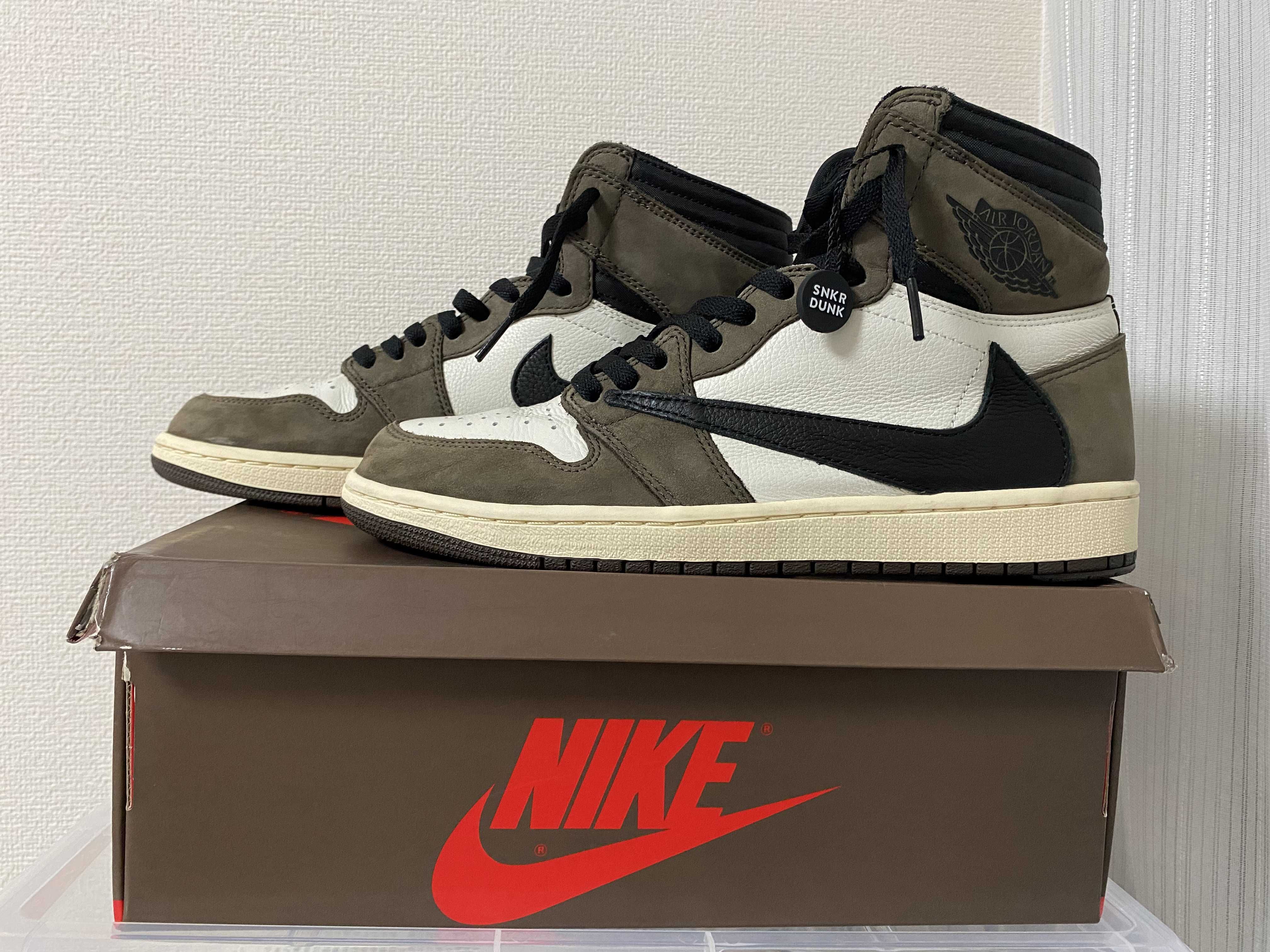 Travis Scott × Nike Air Jordan 1 Retro High OG TS SP "Sail/Dark Mocha"