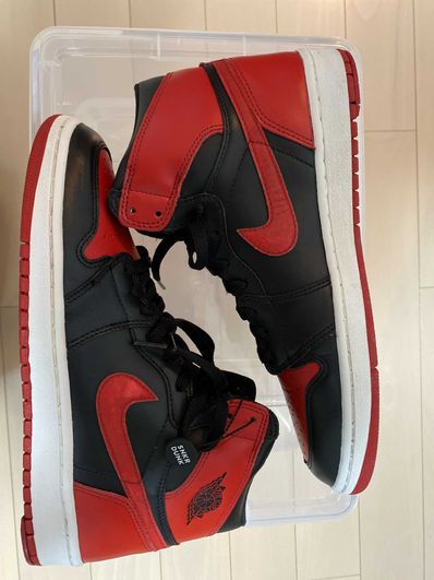 Nike Air Jordan 1 Retro High "Black Varsity Red/Bred"(2001)