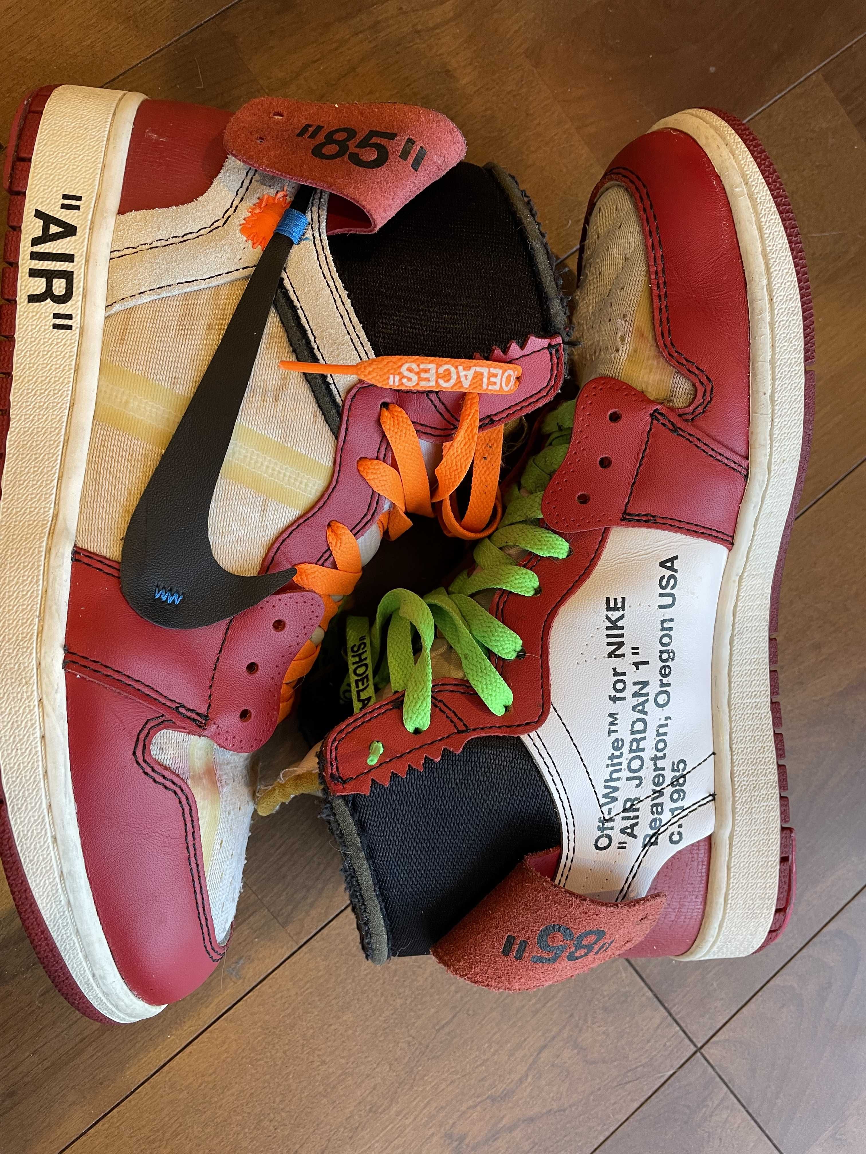 Off-White × Nike Air Jordan 1 Retro High The Ten "Chicago"