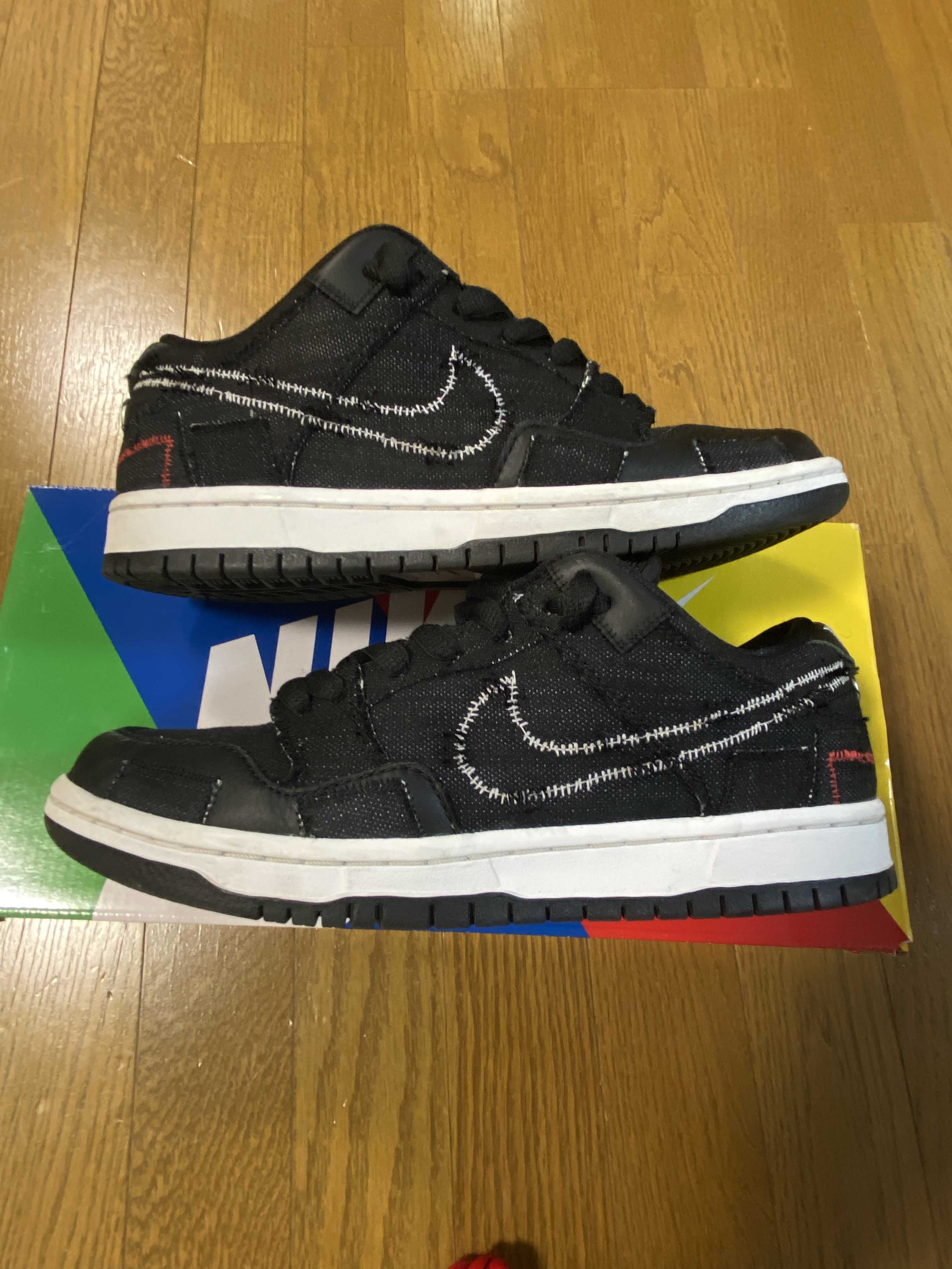 Wasted Youth × Nike SB Dunk Low "Black Denim" / VERDY