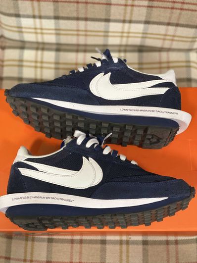 Fragment × sacai × Nike LD Waffle "Blackended Blue"