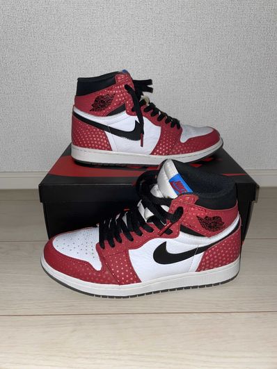 Spiderman × Nike Air Jordan 1 Origin Story "Gym Red/White/Photo Blue/Black"