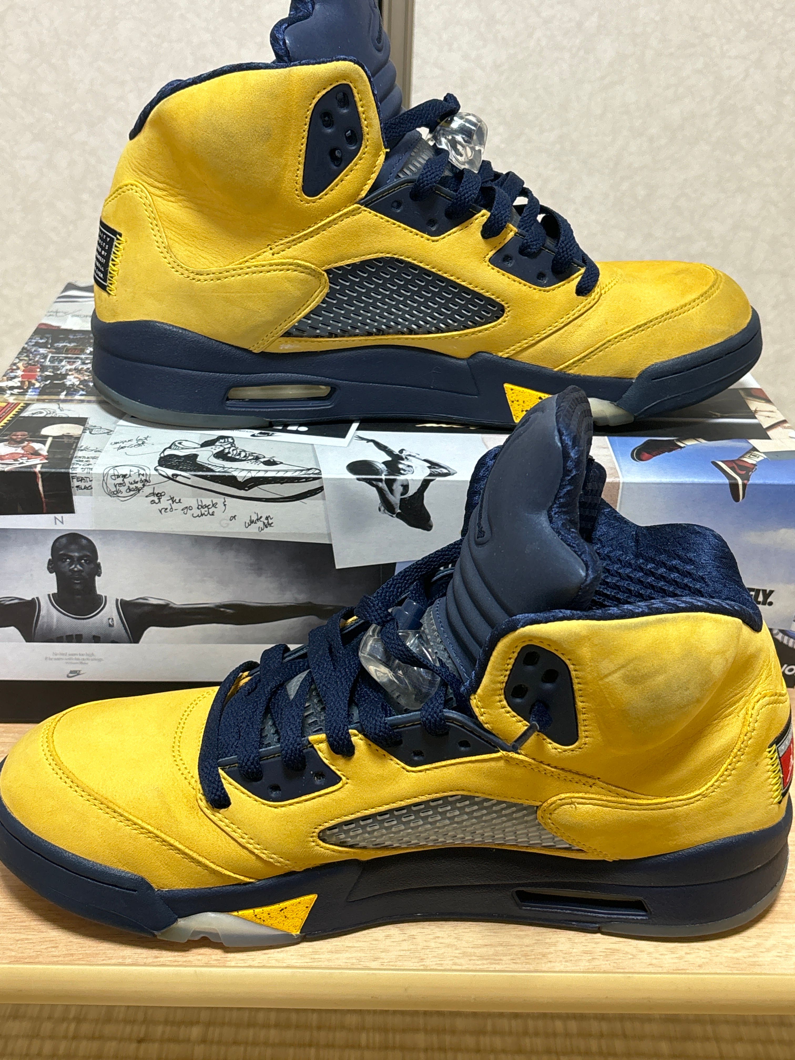 NIKE AIR JORDAN 5 "MICHIGAN"