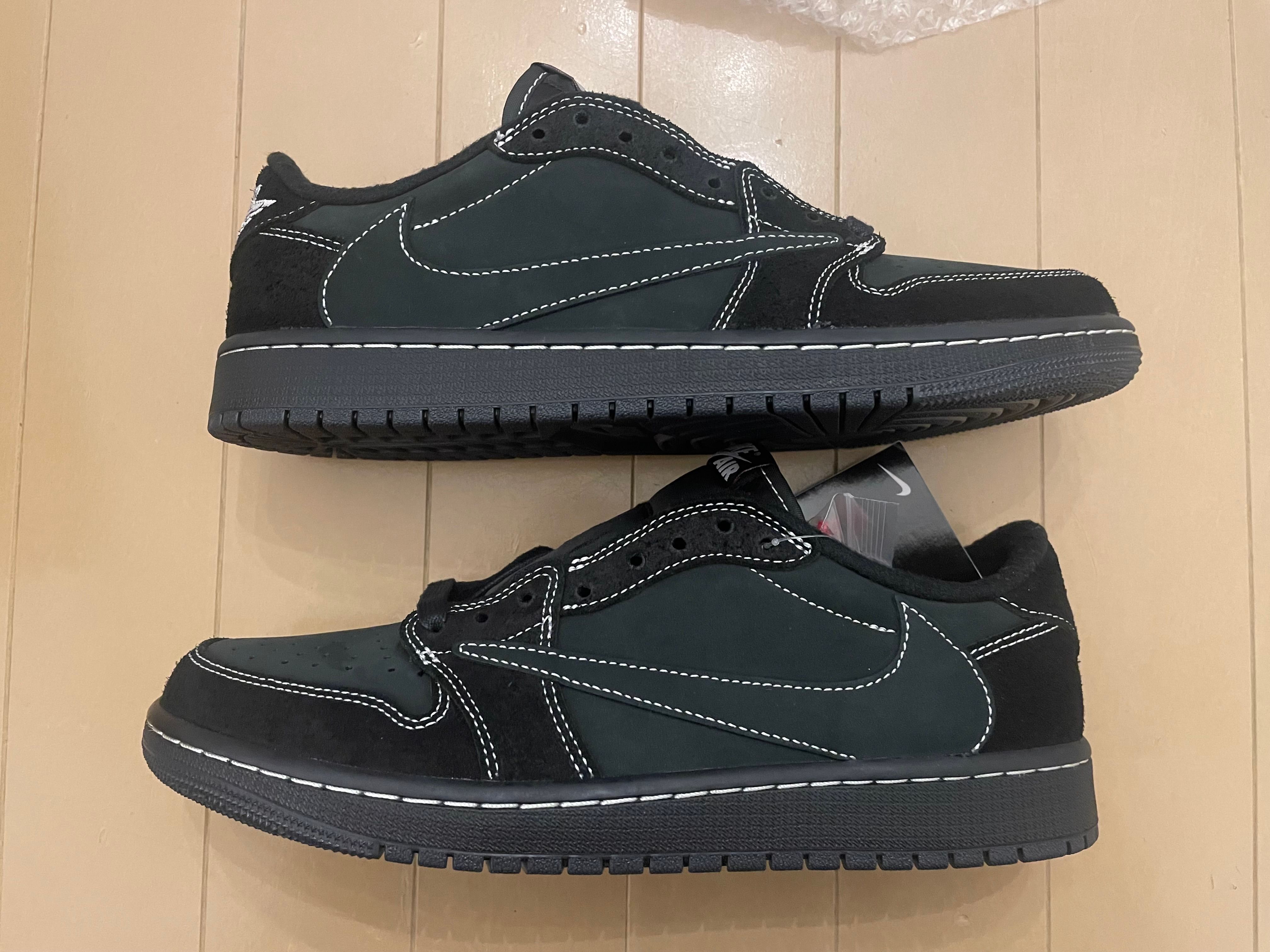 Travis Scott × Nike Air Jordan 1 Low OG SP "Black Phantom"