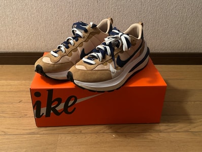 sacai × Nike Vapor Waffle "Sesame and Blue Void"